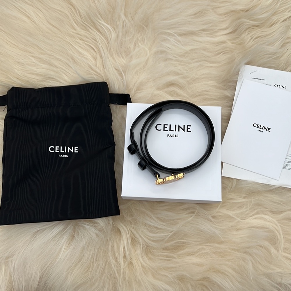 Celine Triomphe medium Belt 75 - Picture 2 of 10